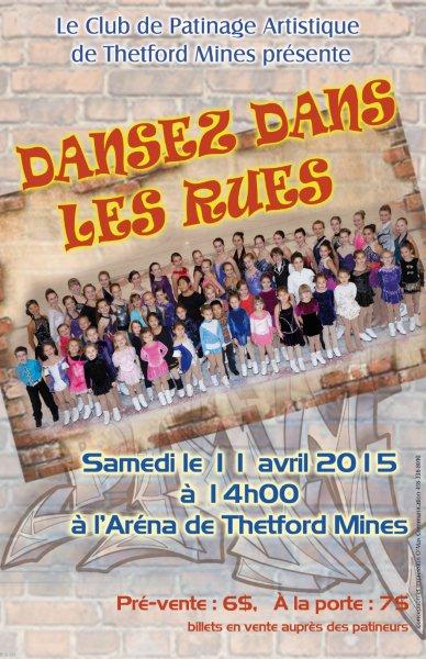 CPA Thetford présente son spectacle 2015 "Dansez dans les rues"